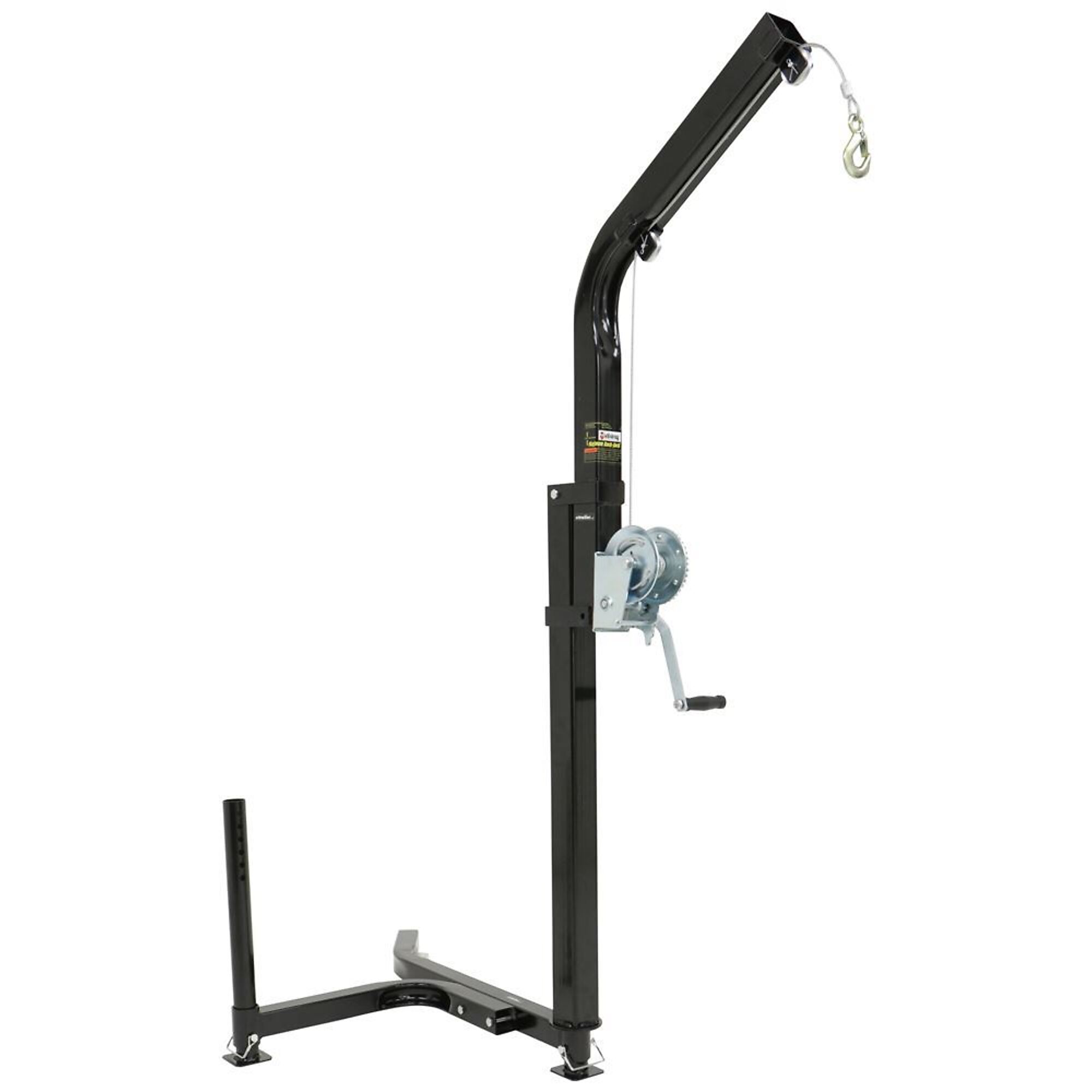 Viking Rack Jack Magnum Hitch Hoist - Offset Outrigger Design, Black, Model# VKS-VMH001